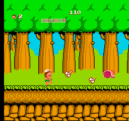 Takahashi Meijin no Boukenjima screenshot 4 for Famicom